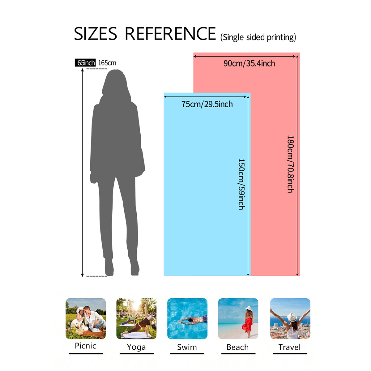 Grande serviette de plage bohè - Beach Towel Large avis et prix