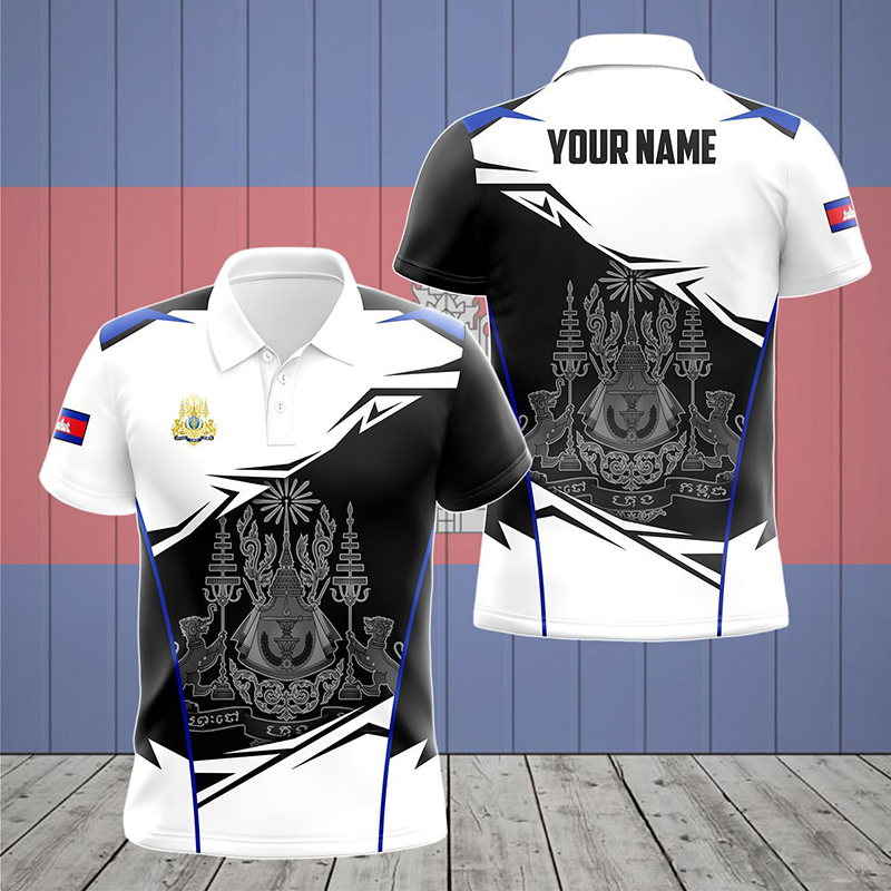 Polo personnalisé avec drapeau - Shirt Camp Collar avis et prix