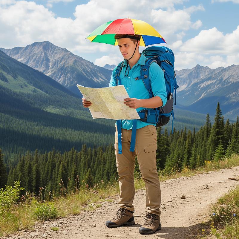Parapluie pliable à fixer sur  - Bucket Hat Straw avis et prix