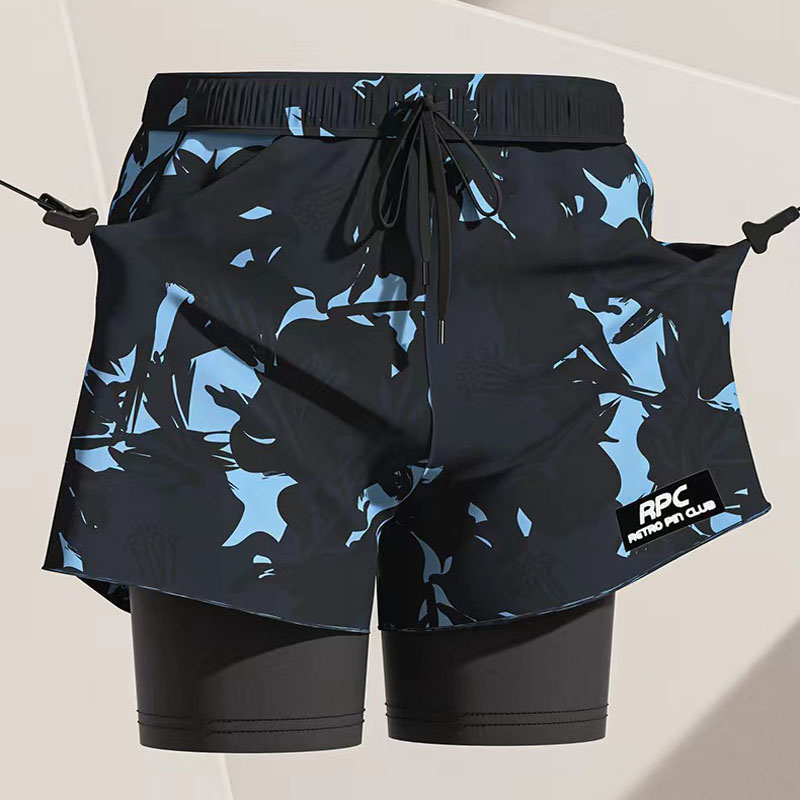 Maillot de bain Double couche  - Swim Trunk Quick Dry avis et prix