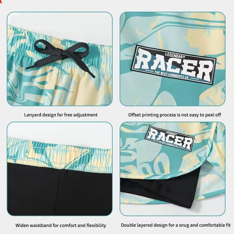 Maillot de bain Double couche  - Swim Trunk Quick Dry avis et prix