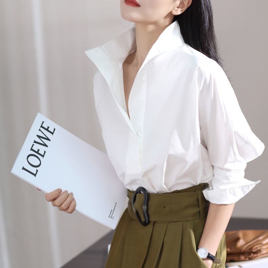 Chemisier sans manches ample à - Shirt Camp Collar avis et prix
