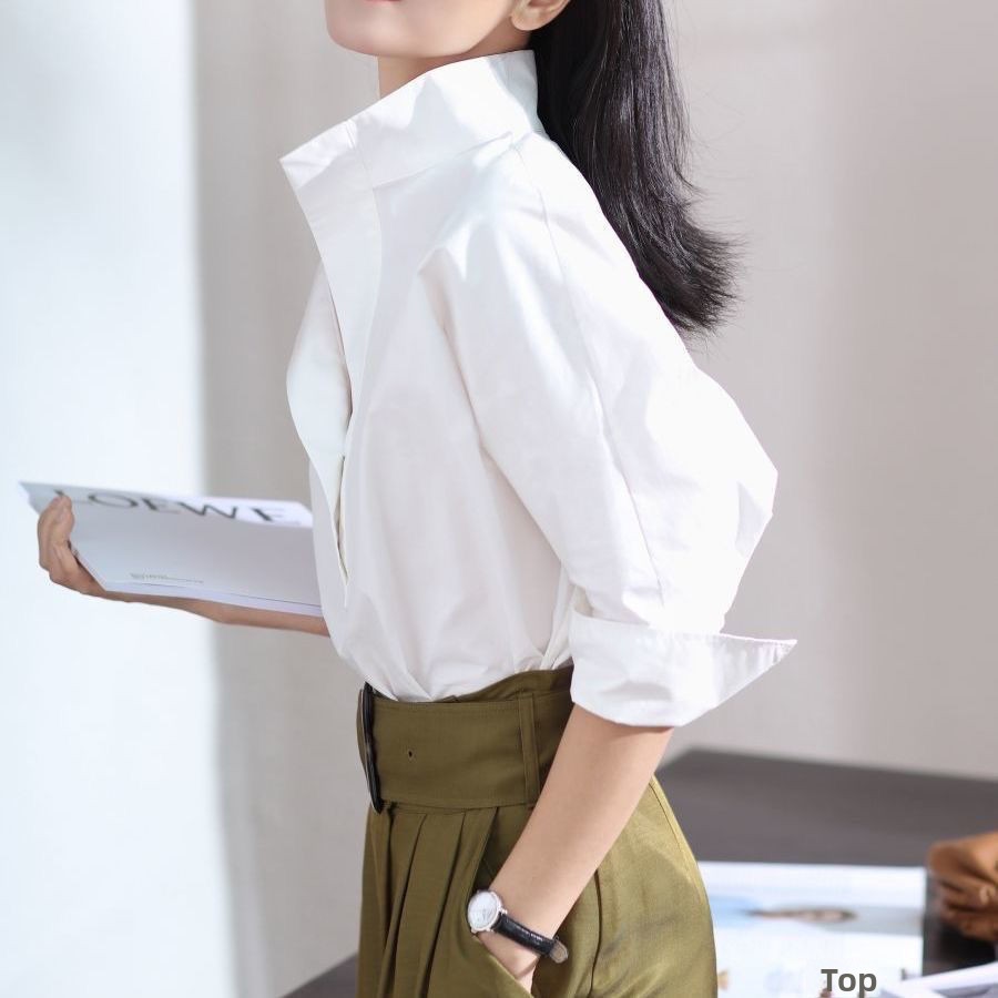 Chemisier sans manches ample à - Shirt Camp Collar avis et prix