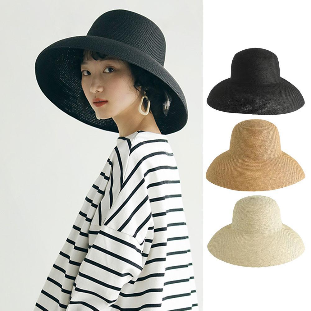 Chapeau de paille à large bord - Bucket Hat Straw avis et prix