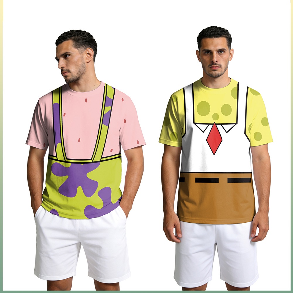 T-shirt de cosplay Sponge & Pa - Tee Graphic Print avis et prix