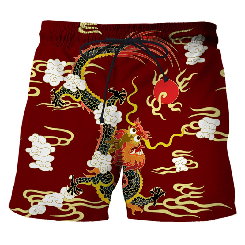 Maillot de bain imprimé dragon - Trunks Board Surf avis et prix